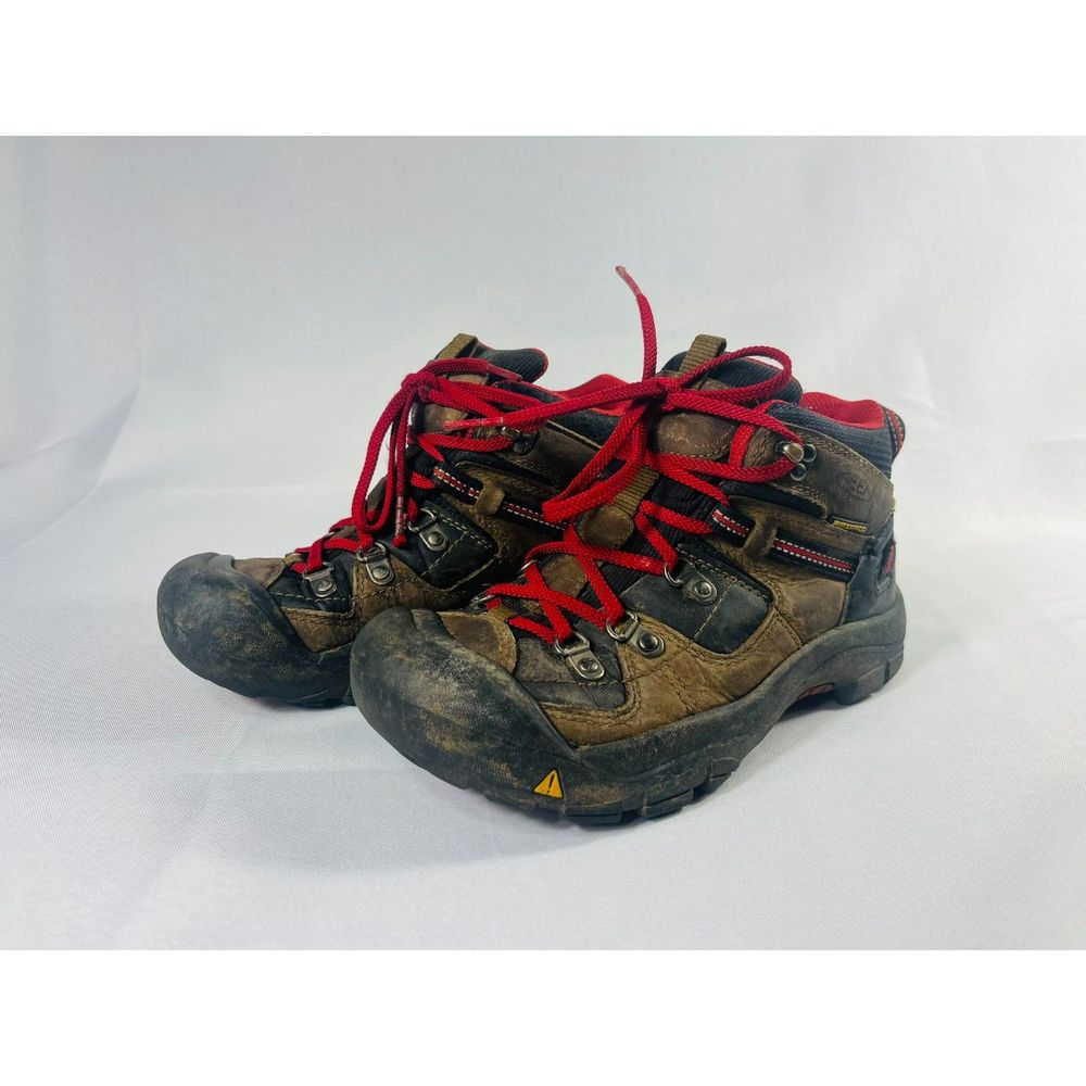 Keen Kids Brown and Red Boots